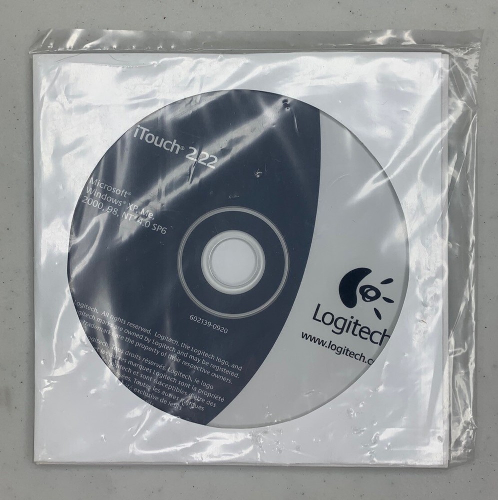 Logitech Office Pro Keyboard Desktop Computer PS/2 Setup CD And Manual