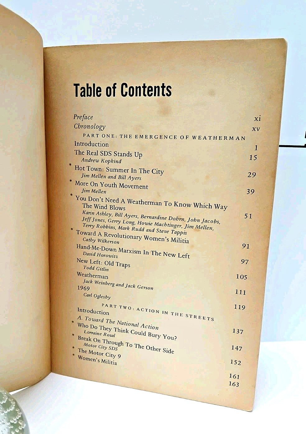 Weatherman; Harold Jacobs; Ramparts Press, Inc.; 1970