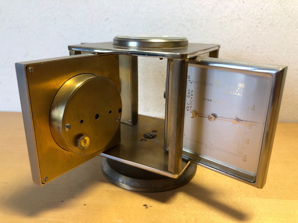 Used - Pendulette Imhof Table Clock Ref. 560/802 - Rare Vintage Table Clock