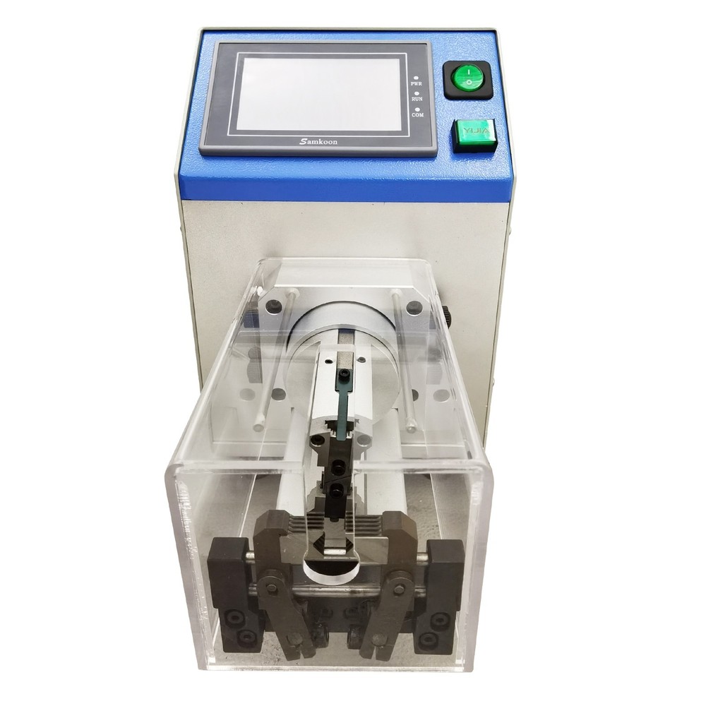 110V Semi-AutoCoaxial Wire Stripping Machine 9-Layer Rotary Cable Stripper