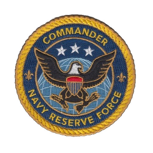 COMMANDER NAVY RESERVE FORCE PATCH