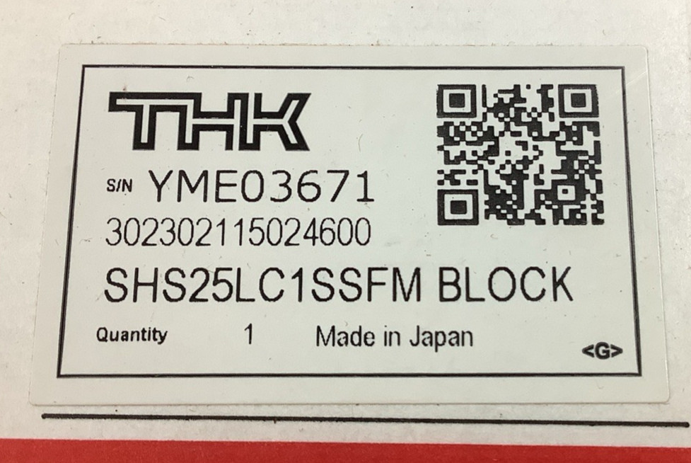 THK SHS25LC1SSFM Linear Guide Block (B271)
