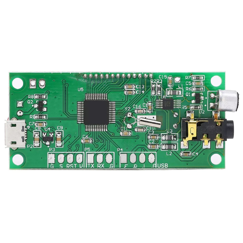 1PC FM Radio Transmitter Module W/LCD Display 3-5V Serial AT Command Support