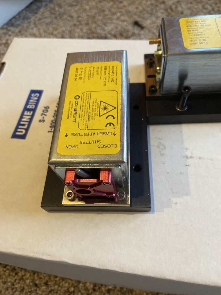 2007 Model COHERENT CUBE Laser Module 1069415 Wavelength 638 nm / 25 mW