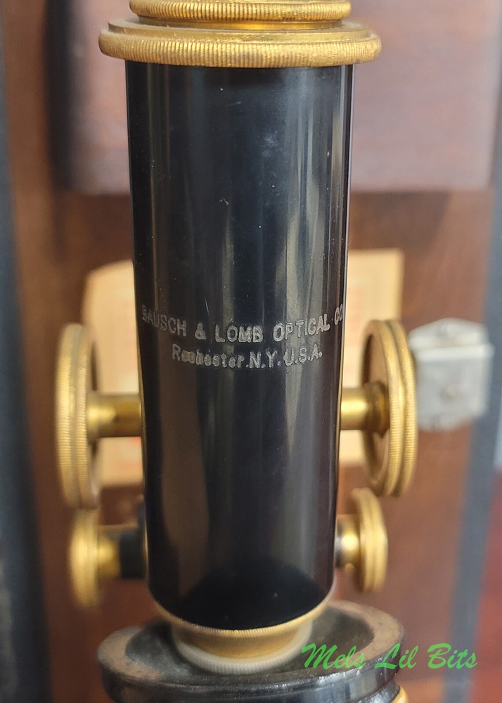 Antique Bausch and Lomb Microscope Model FF 1915