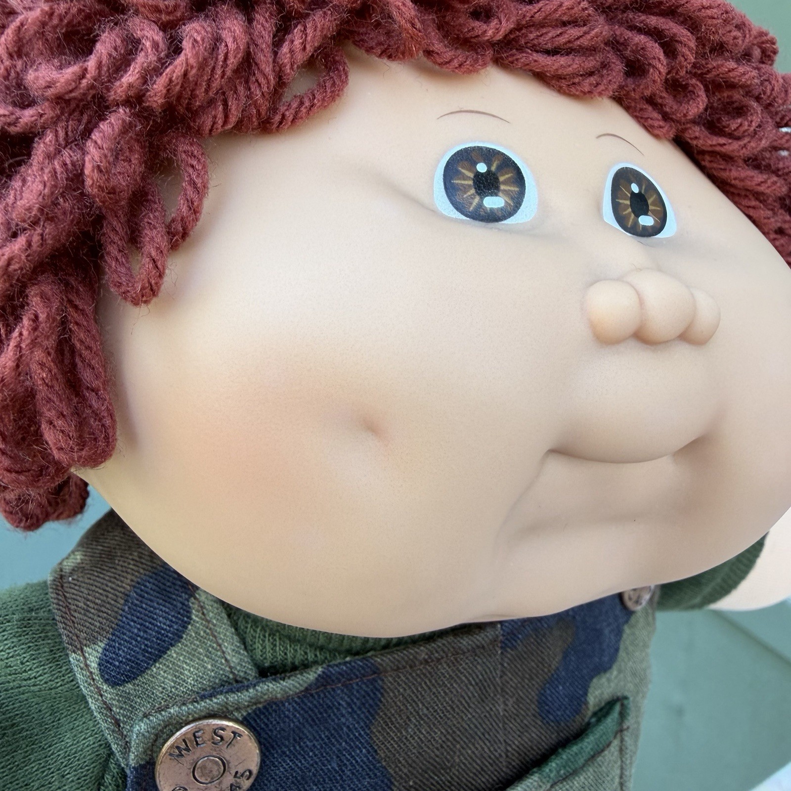 1986 Cabbage Patch Kids HM14 KT Factory Auburn Hair Brown Eyes Gorgeous Boy!🤎