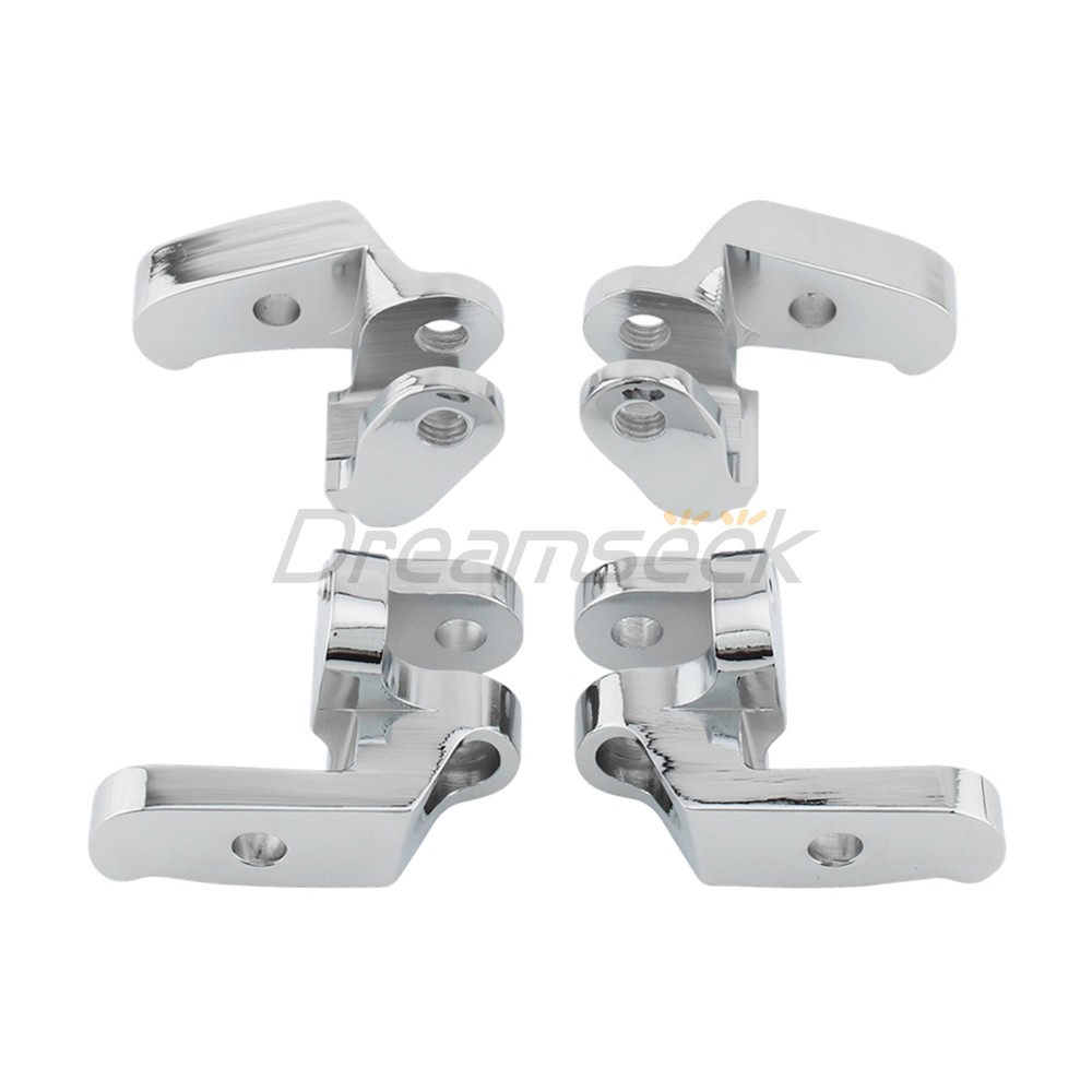 Front Driver Floorboard Relocation Brackets for Harley Electra Glide FLHT 97-16