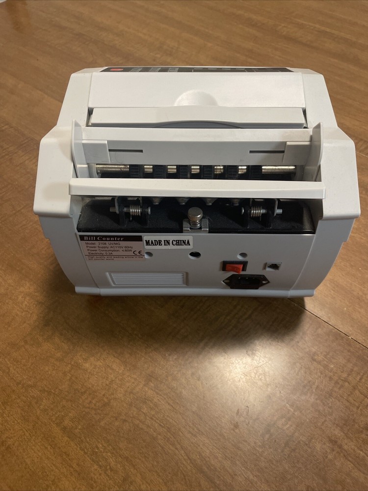 Money Counter With Counterfeit Bill Detection