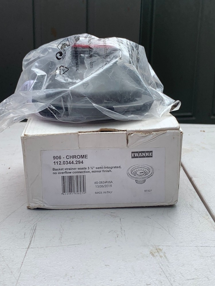 Franke Basket Strainer 906.0377.294  3 1/2"