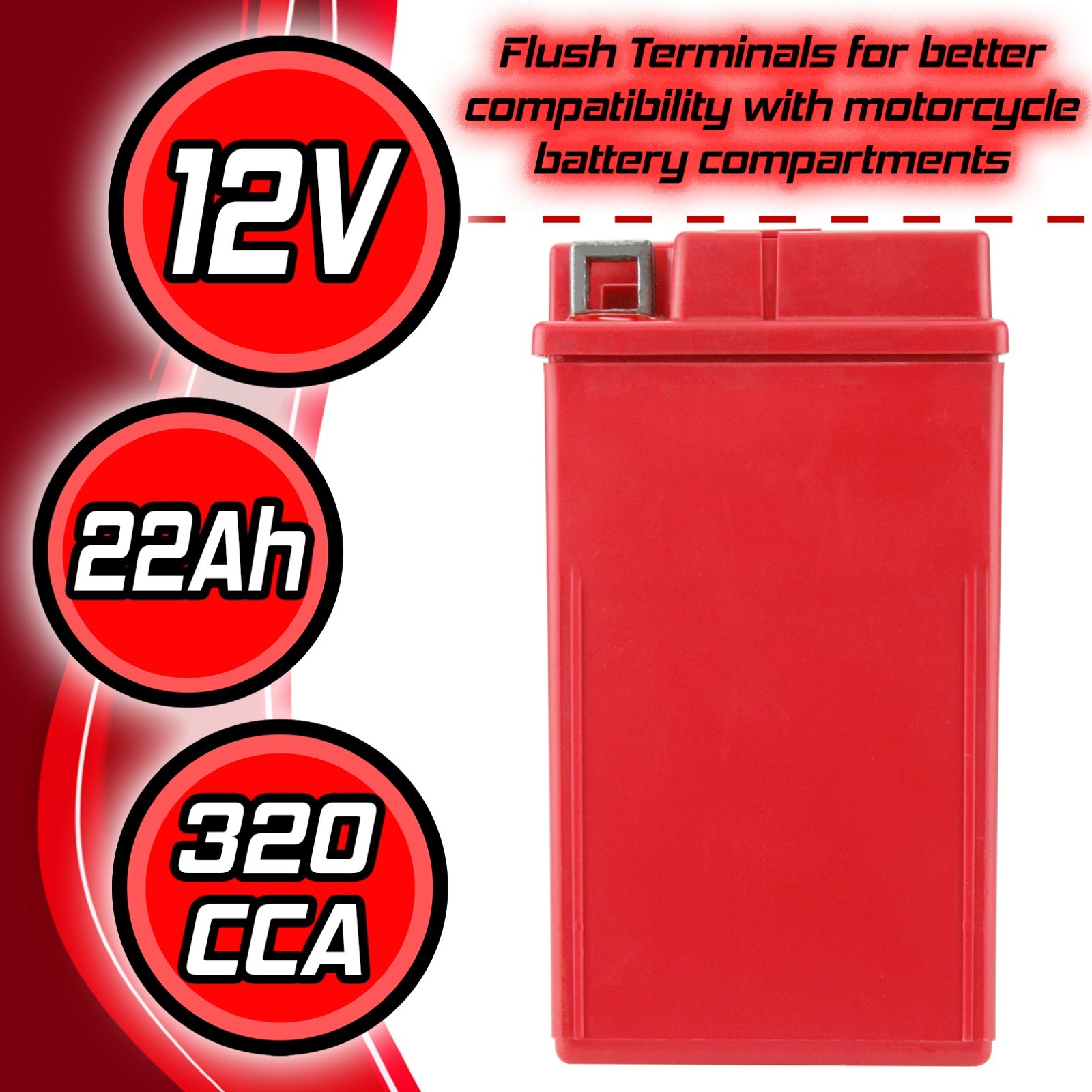 Banshee AGM Battery YTX20L for Ski-Doo MXZ Skandic Summit 415129898 Snowmobile