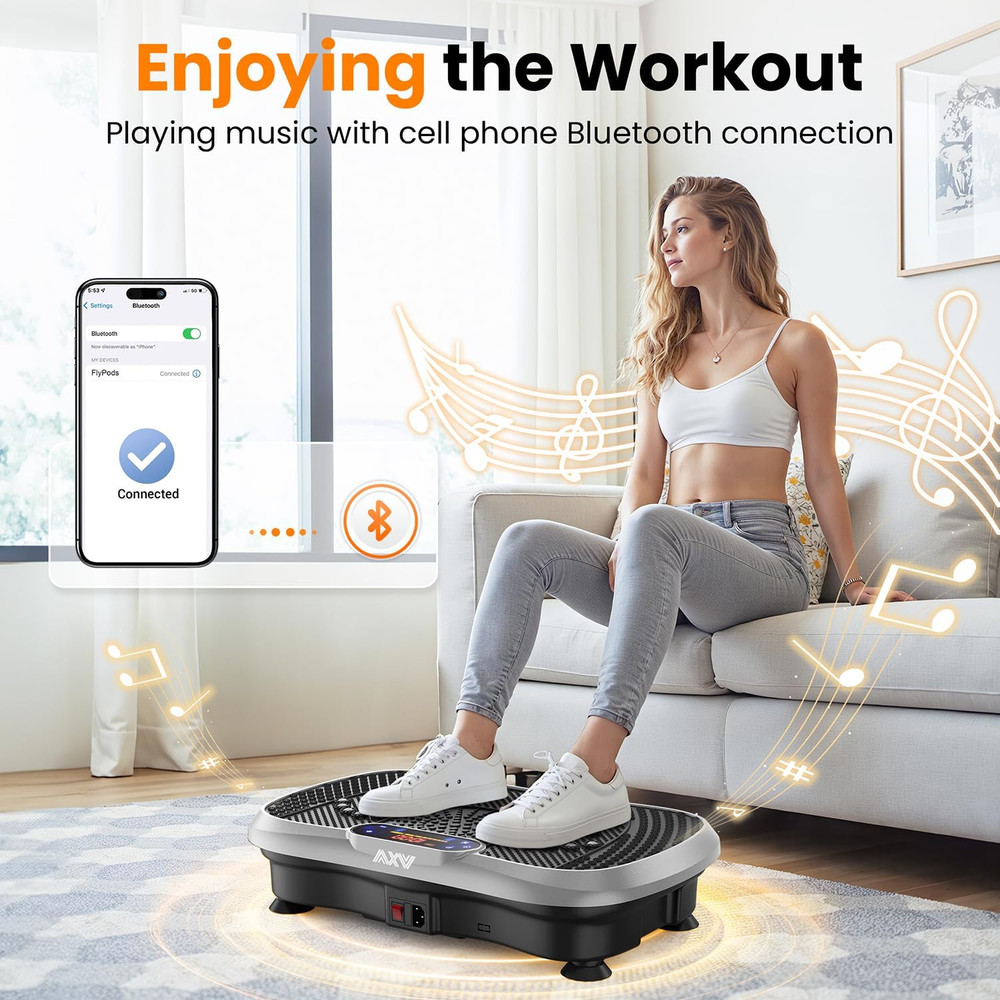 Vibration Plate Exercise Machine – Full Body Shaker Workout Platform for Weight