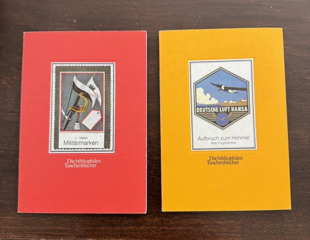 Militarmarken Maier + Aufbruch zum Himmel Aviation Stamp Books Set, Tarn Copies
