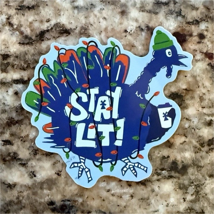 Dutch bros turkey sticker