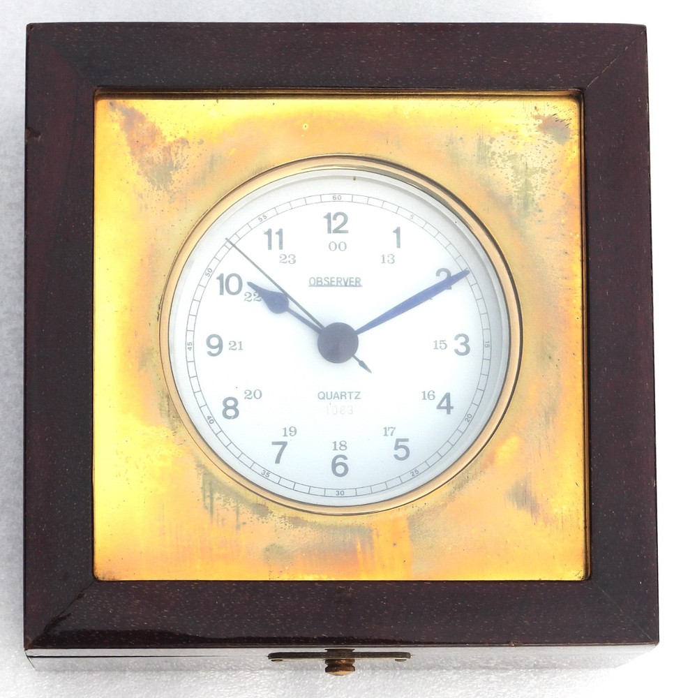 OBSERVER CHRONOMETER WERKE GERMANY MARINE SHIP BOAT NAVIGATION CLOCK QUARTZ