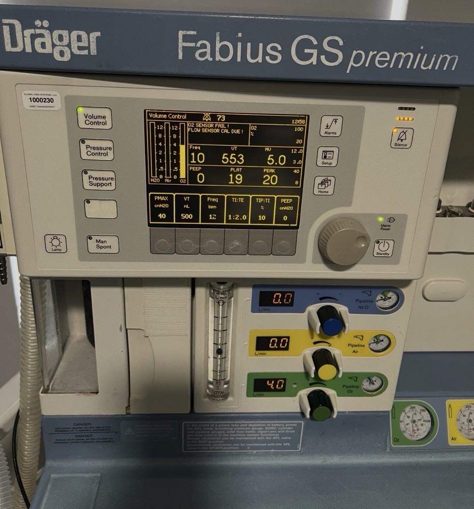 Drager Fabius GS Premium Machine