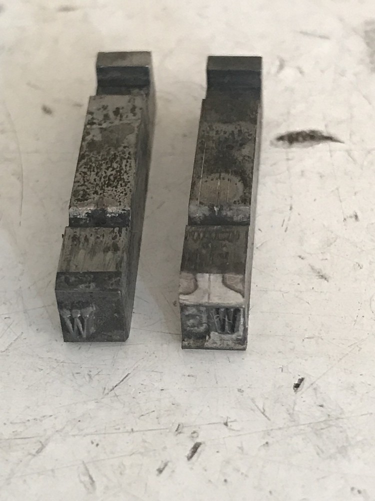 GRAPHOTYPE 350 28A Letter ***W*** ADDRESSOGRAPH
