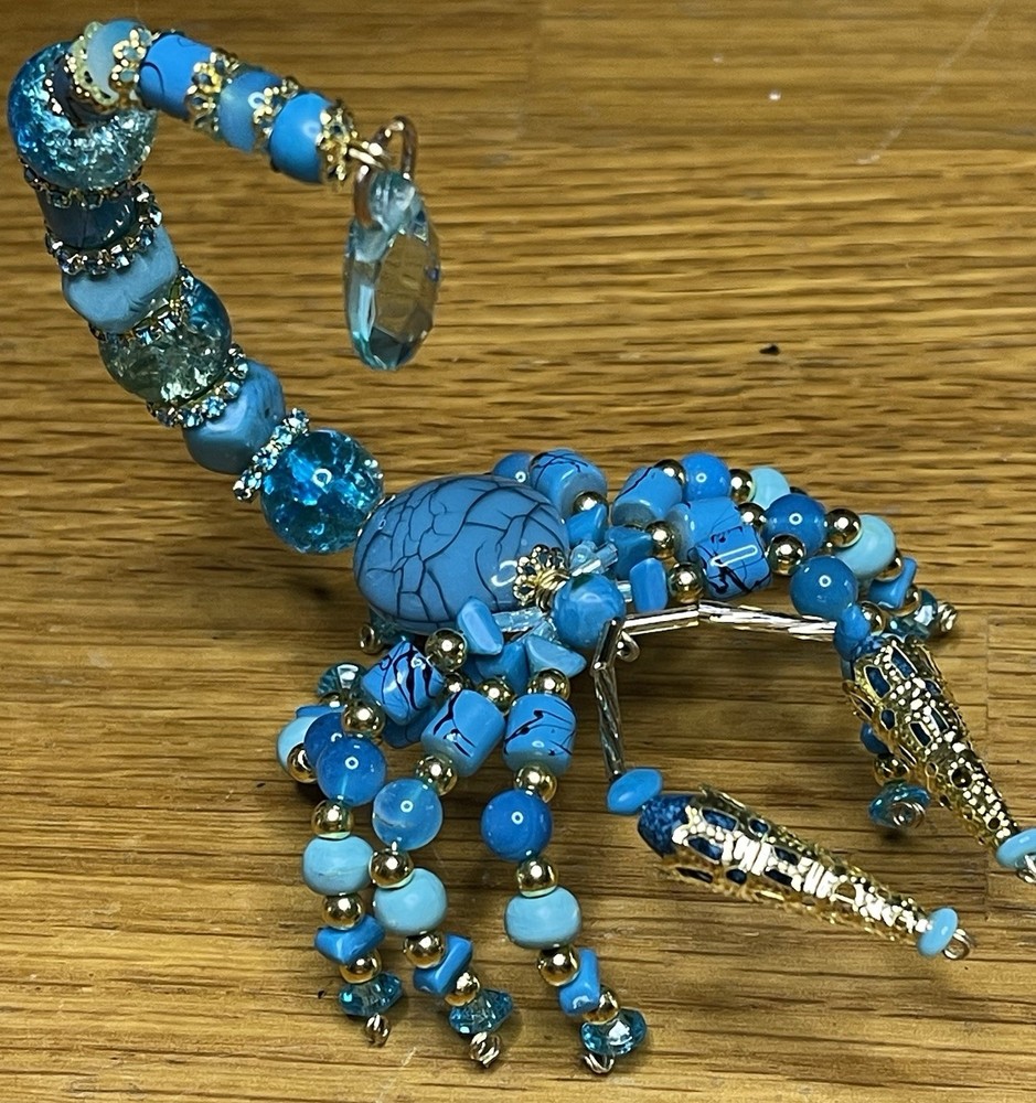 Handmade Beaded Scorpion