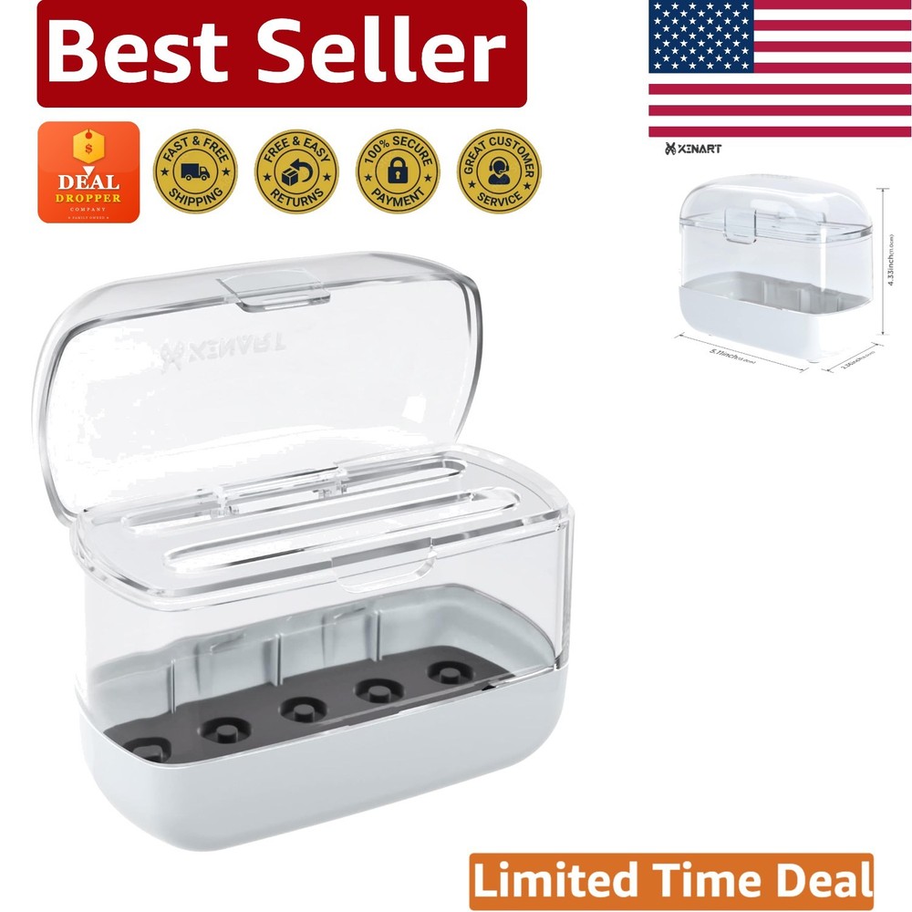 Compact 2-Compartment Blade Organizer - Keep Tools Dust-Free & Accessible