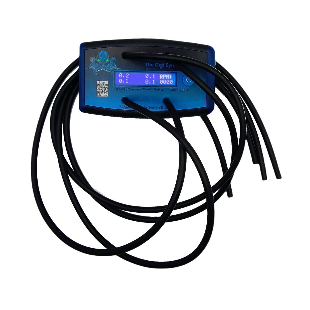 Digi-Sync 4 Channel Throttle Body Carburetor Synchronizer DS4