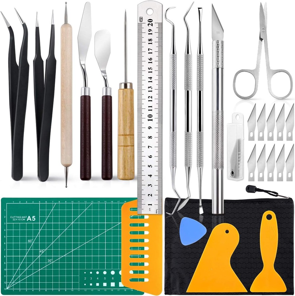 28-Piece Vinyl Weeding Tool Set for Precision Crafting and DIY Projects