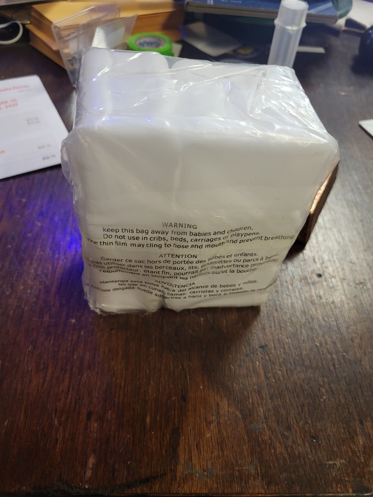 6- 1oz Rectangular Tube Containers- Pre Owned