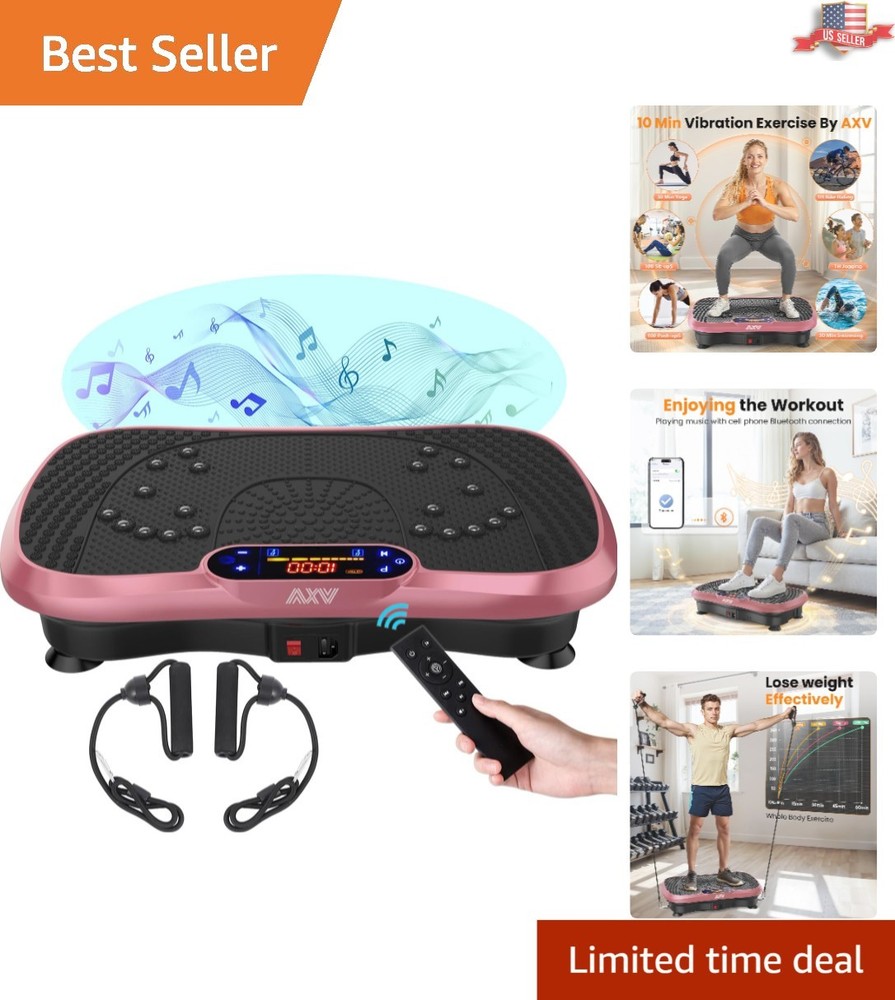 Compact Vibration Machine with Remote - Sculpt Your Ideal Body Effortlessly