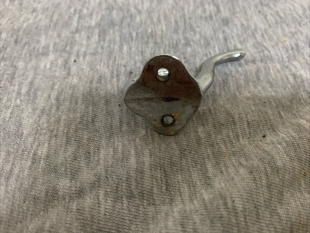 Vintage Small Chrome Double Coat Hook