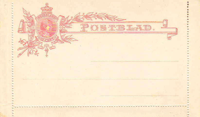 Netherlands Higgins & Gage A3 Unused.