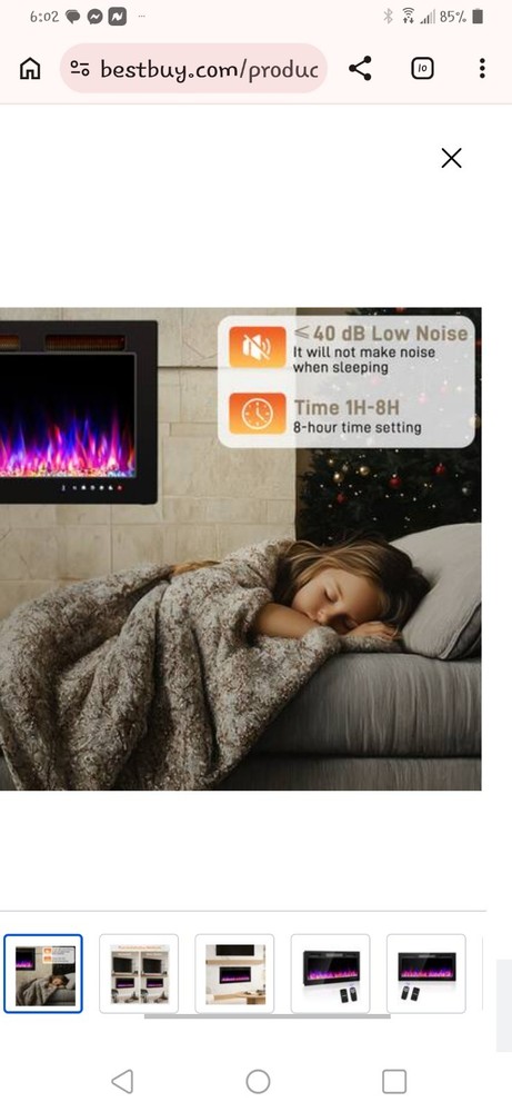 Electric Fireplace Insert With Remote
