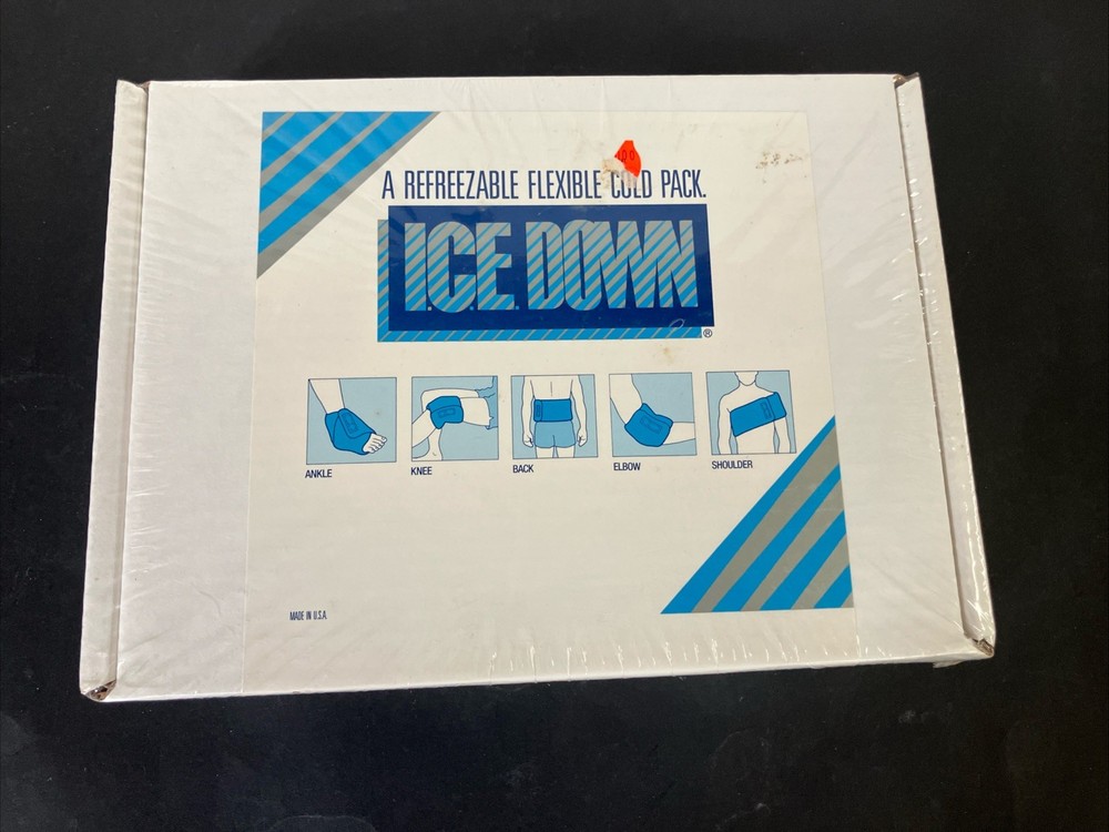 Ice Down Freezable Flexible Cold Pack USA Ankle Knee Back Elbow Shoulder Medium