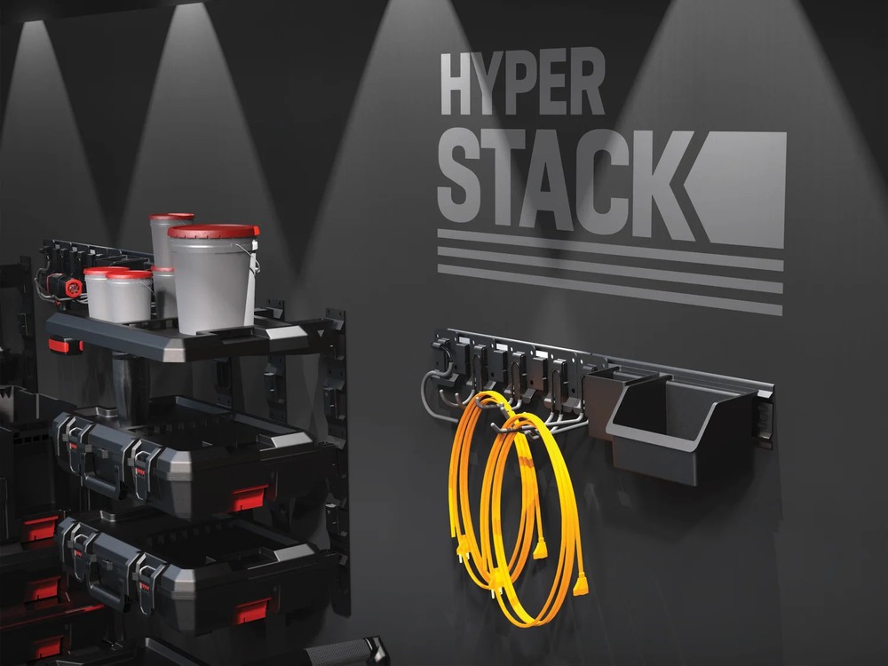 Hyper Tough Hyper Stack 32-Inch Wall Storage System, 6-Piece Set