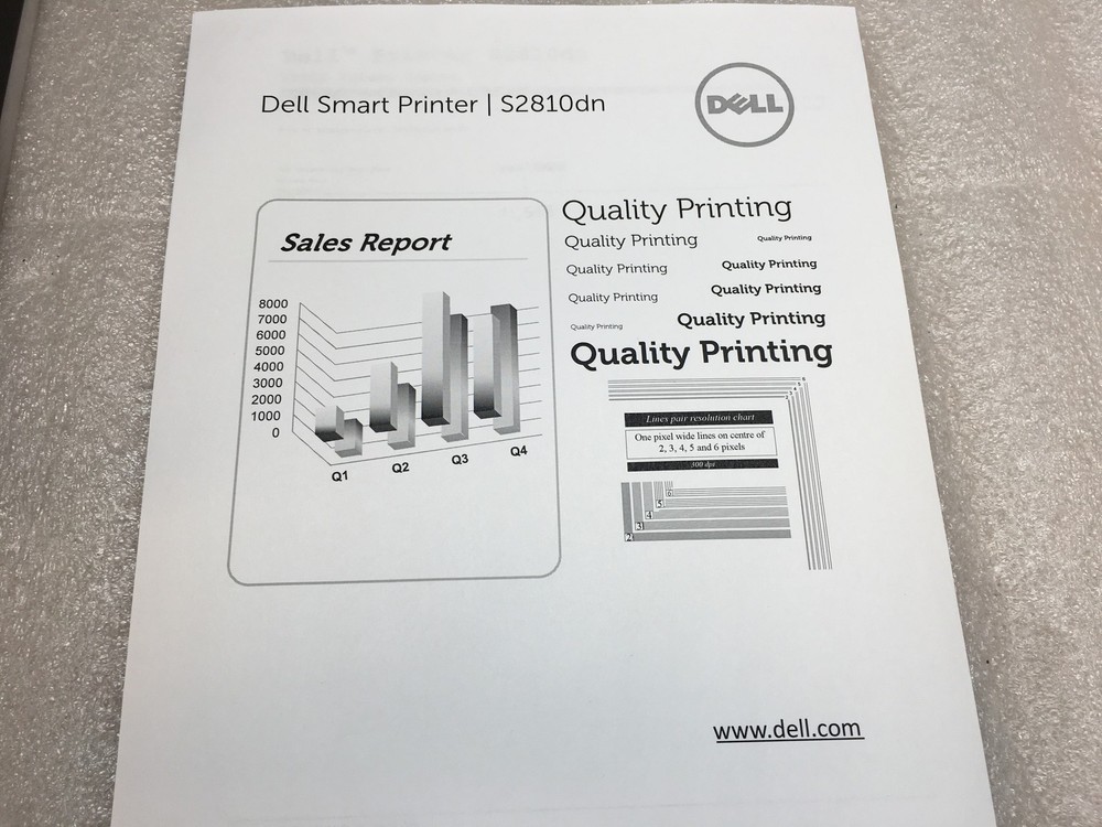 Dell S2810dn Workgroup Duplex Laser Printer with 21k Pg Ct See Description