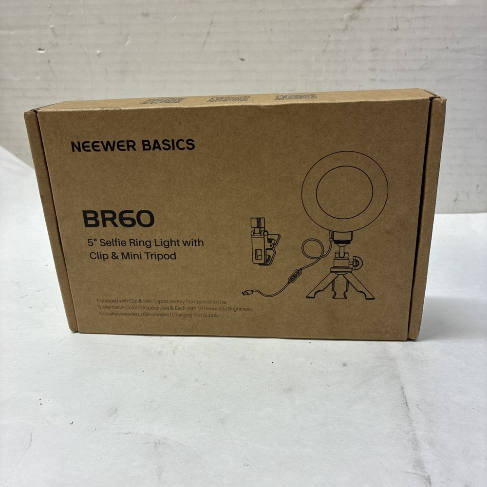 NEEWER BR60 Basic 5" Ring Light for Video