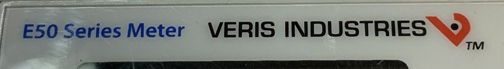 Veris Industries E50F2 E50 Series Compact Power Meter, White "N7E"
