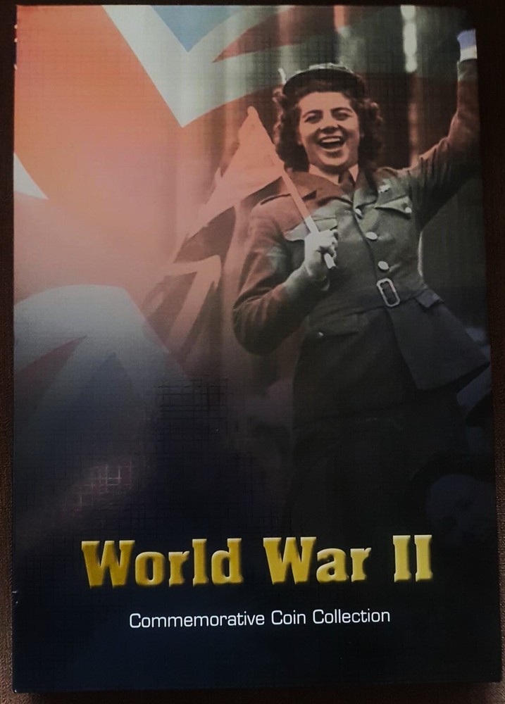 Windsor  "World War II "Commemorative Coin Collection Empty Folder  2021 + COA.