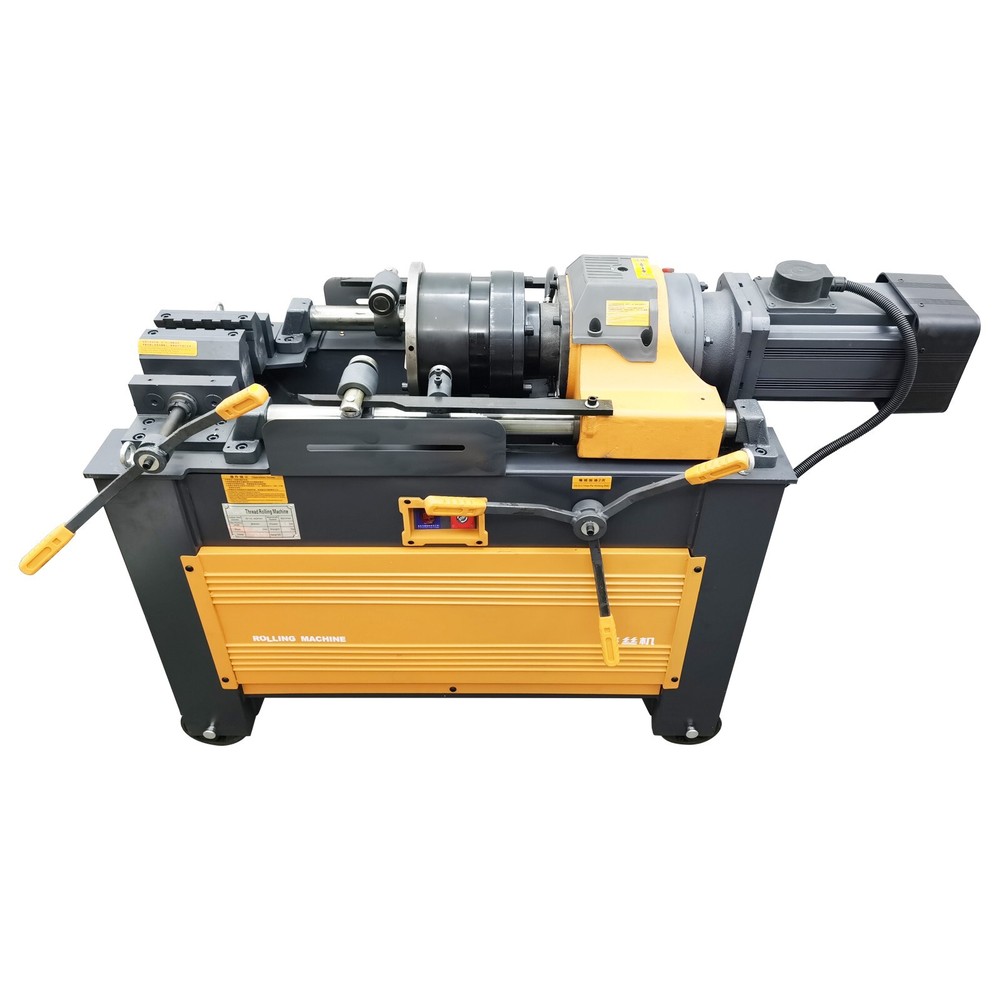 220V 3KW 0.6"-1.6"Thread Roller Rebar Thread Stripping Rib Rolling Machine