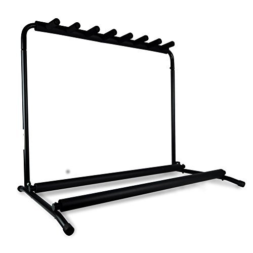Pyle PGST43 Guitar Stand, Multi-Instrument Floor Stand Rack - Rubber Padding