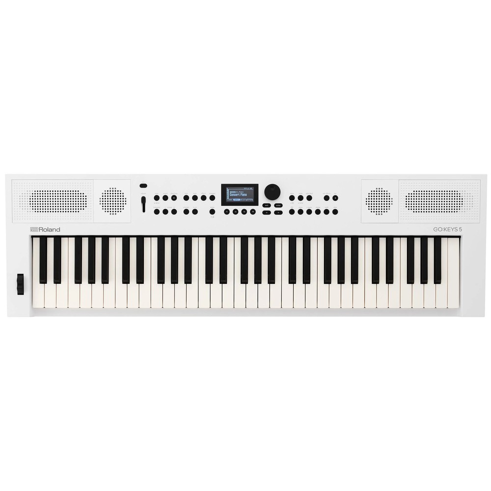 Roland Go:Keys 5 Music Creation Keyboard - White KEY ESSENTIALS BUNDLE