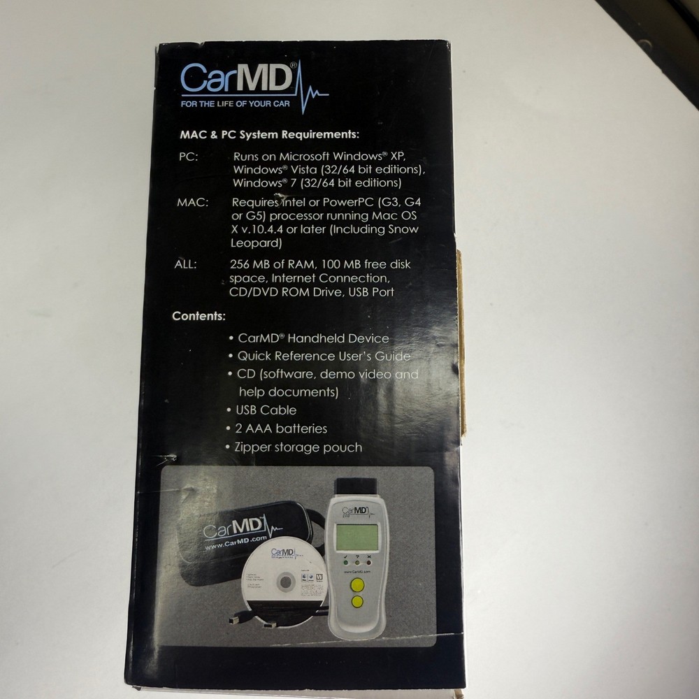 CarMD 2110 New Handheld Vehicle Diagnostic Tool Reader Code Scanner OBD2 Gen3