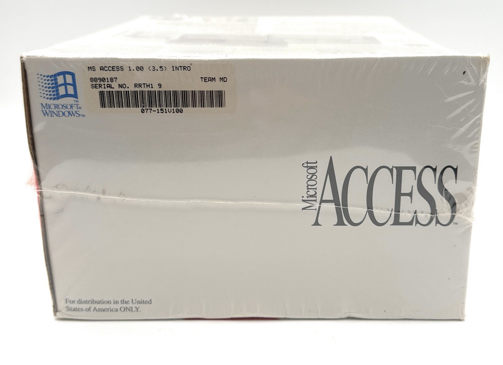 Vintage Microsoft Access v1.0 DBMS Software for Windows - New Sealed Box