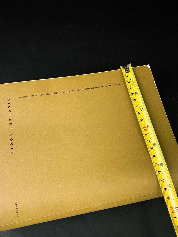 Discreet Logic Smoke User’s Guide Manual Video Editing Post Production Software