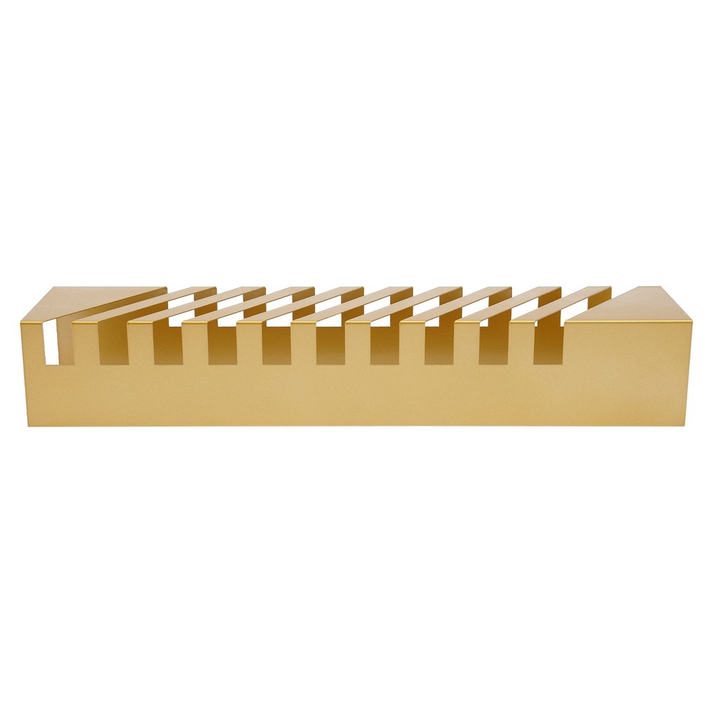 Compact Tile Display Rack - 10 Slots, Slanted Design for Optimal Viewing