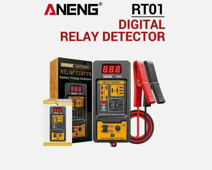 ANENG Universal Car Relay Tester Voltage Tester RT01 11-25V ar Battery