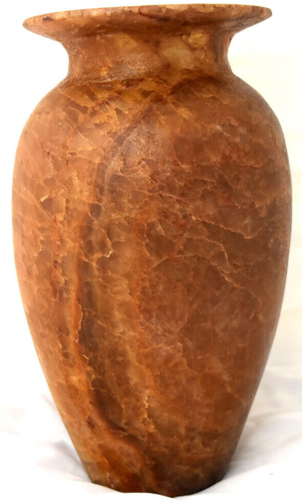 Tall Ancient Egypt Egyptian Alabaster Vase