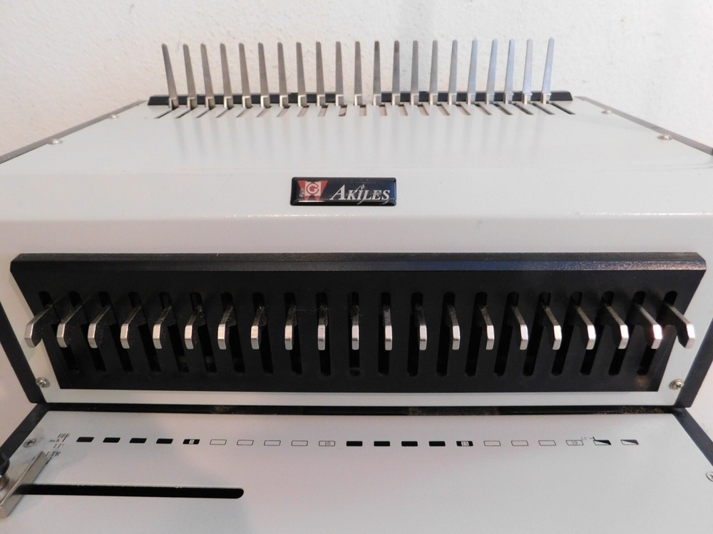 Akiles AlphaBind-CM Comb Binding Machine & Punch 12-inch - Read