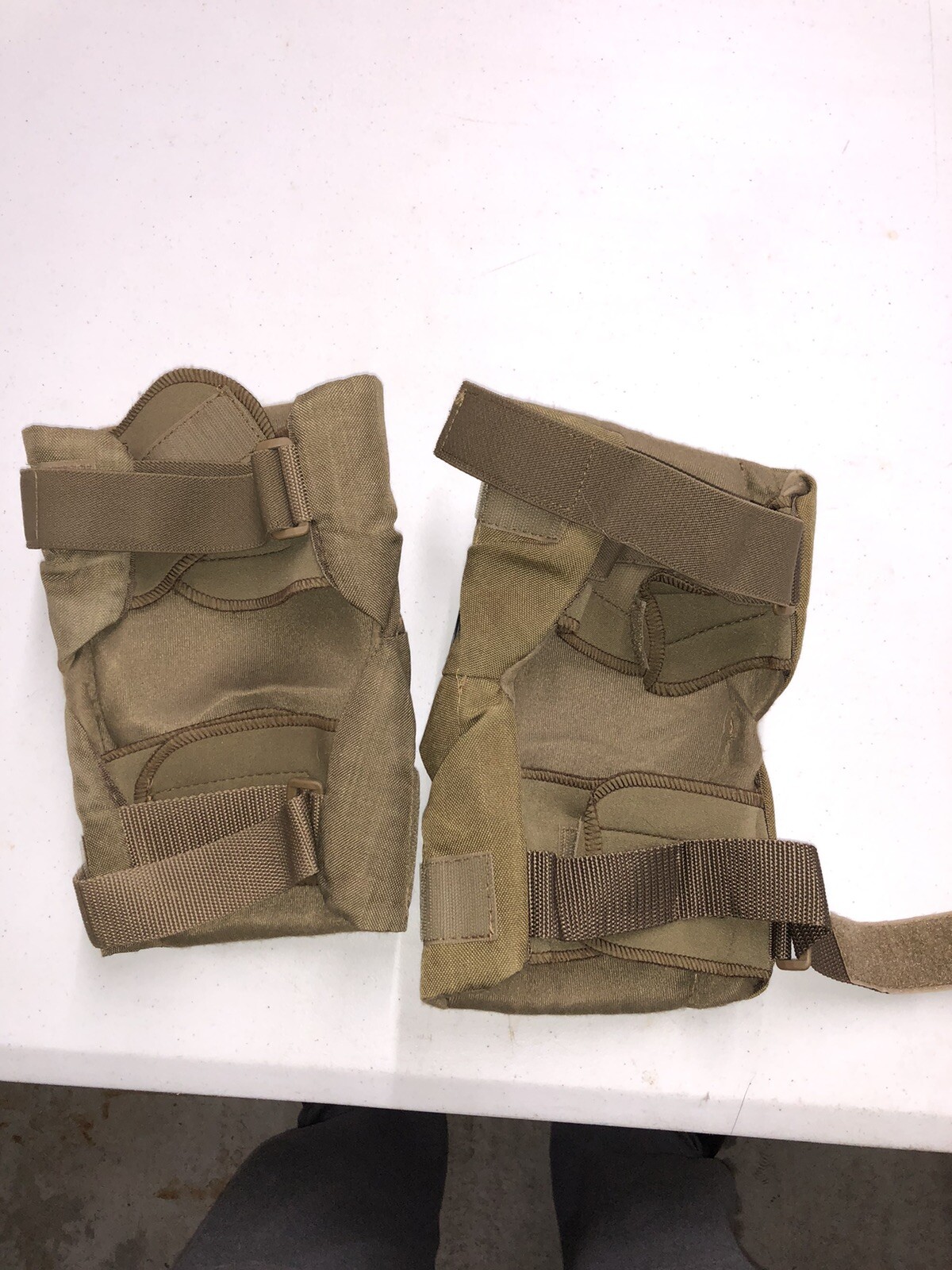 1 Pair KNEE PADS Woodland /COYOTE BROWN USGI Tactical Protective Military Small