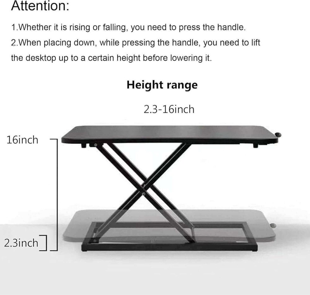 Height Adjustable Standing Desk Converter,Computer Keyboard Stand for Desktop...