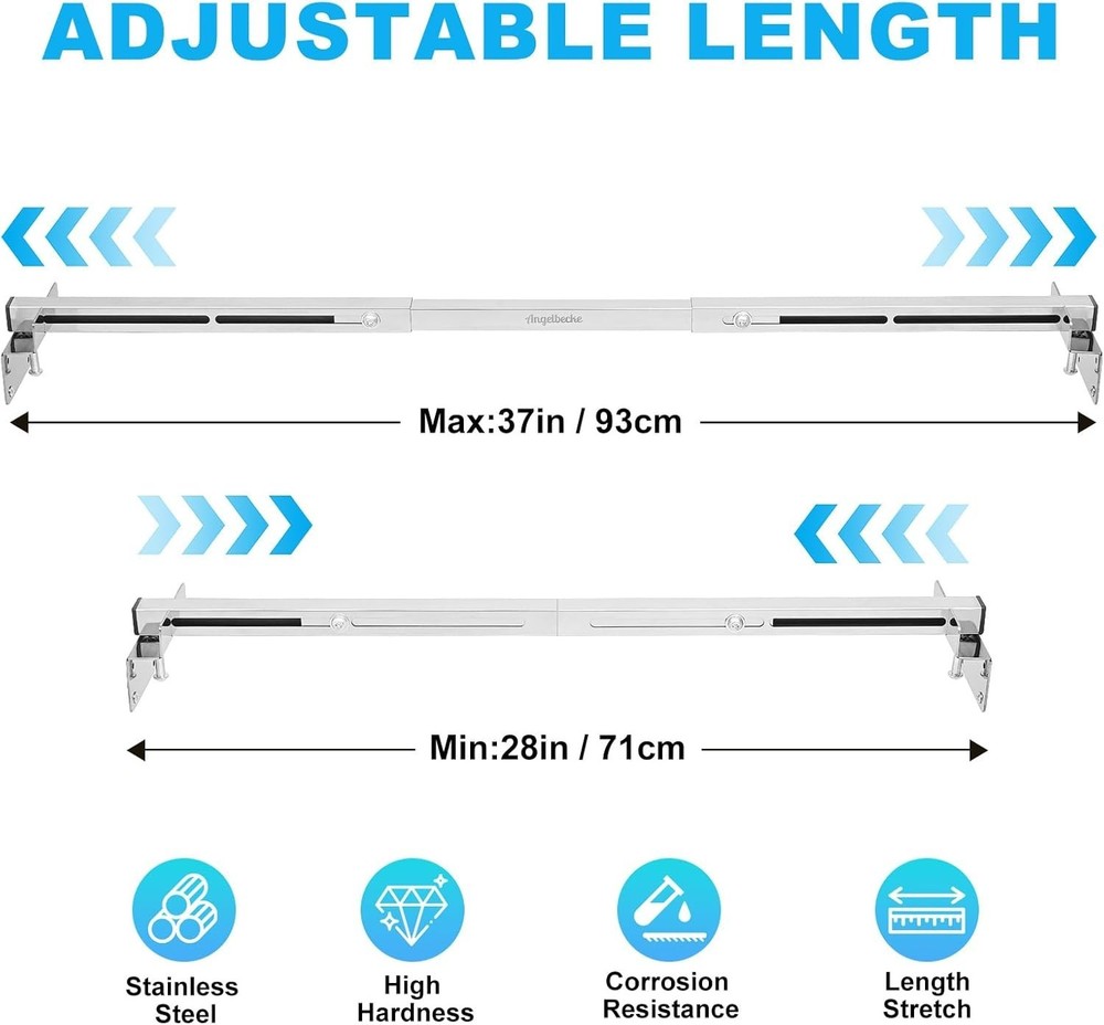 Undermount Sink Support Brackets Adjustable Stainless Steel Brackets & Support