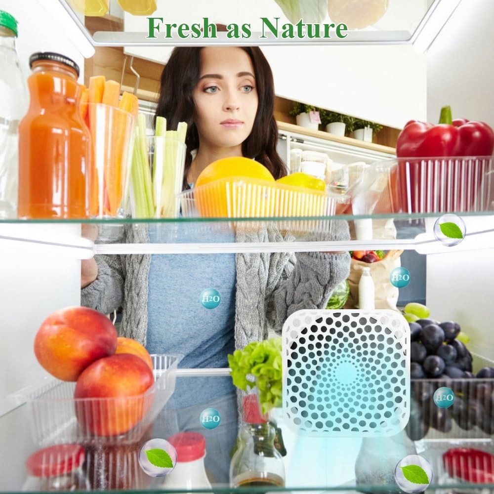 Refrigerator Deodorizer, Fridge Deodorizer Odor Eliminator 99% with10 Years L...