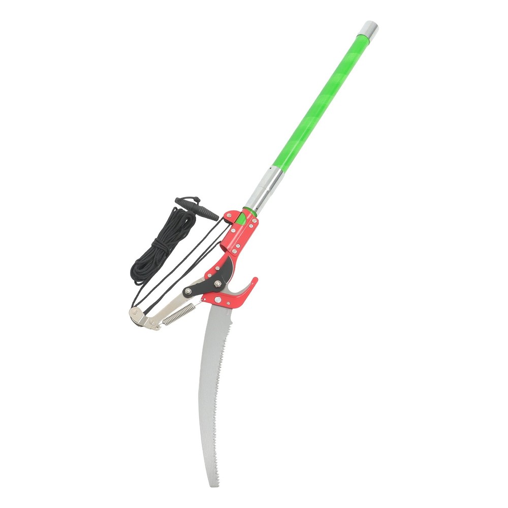 LABLT 27FT Extendable Tree Trimmer & Pole Saw Combo 8-Section Telescoping Green